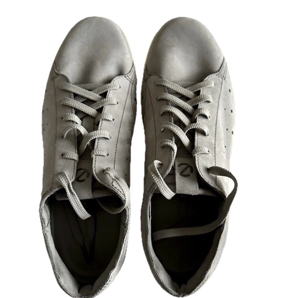 Ecco Mens Soft 7 Cloud Sneakers Shoes Nubuck Leather Sz 11-11.5/45EU Golf Office